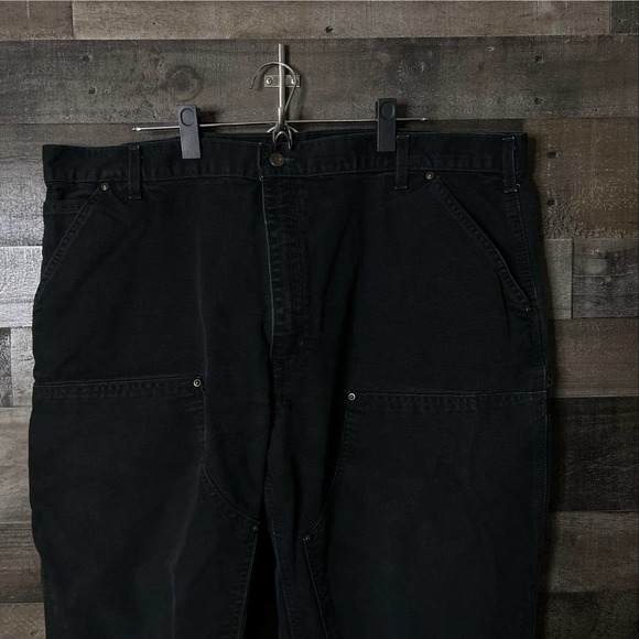 SOLD Carhartt Double Knee Dungaree Fit Pants 42X30 - Picture 2 of 6